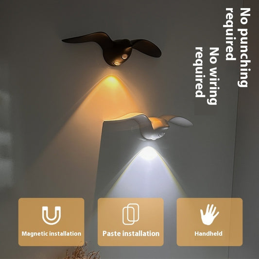 Rechargeable LED Infrared Sensor Night Light Auto on/off For Aisle Stairs Hallway