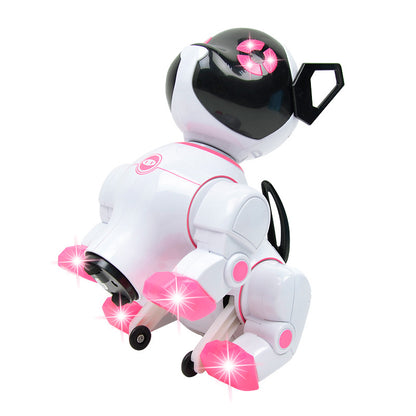 Interactive Electric Dog Toy Light Music Dance Machine For Pets Kids Fun Gift