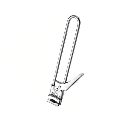 Multifunctional Adjustable Stainless Steel Can Opener Suitable For Those With Weak Hands Or Elderly People With Arthritis. Portable Metal Kitchen Utensil.