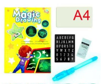 3D Magic Drawing Pad-Kids Educational Puzzle Light Toy