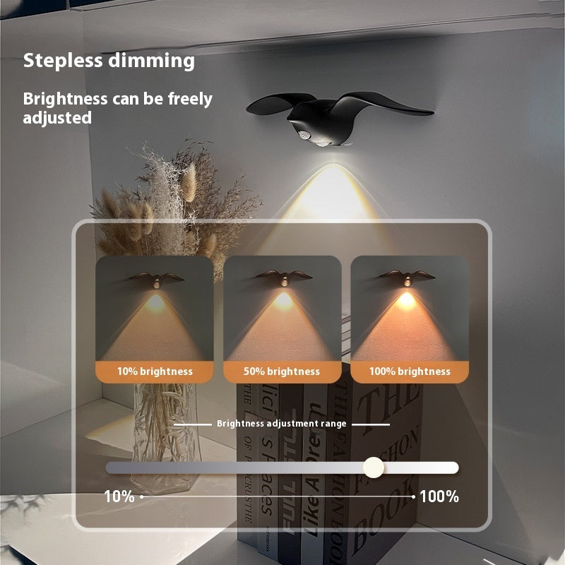 Rechargeable LED Infrared Sensor Night Light Auto on/off For Aisle Stairs Hallway